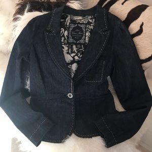 💙GUESS DENIM BLAZER NWT